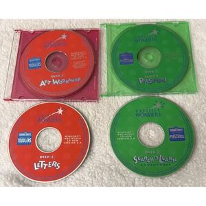 Sesame Street Elmo's Preschool & Toddlers Deluxe 4 PC CD ROM HTF Creative Wonder